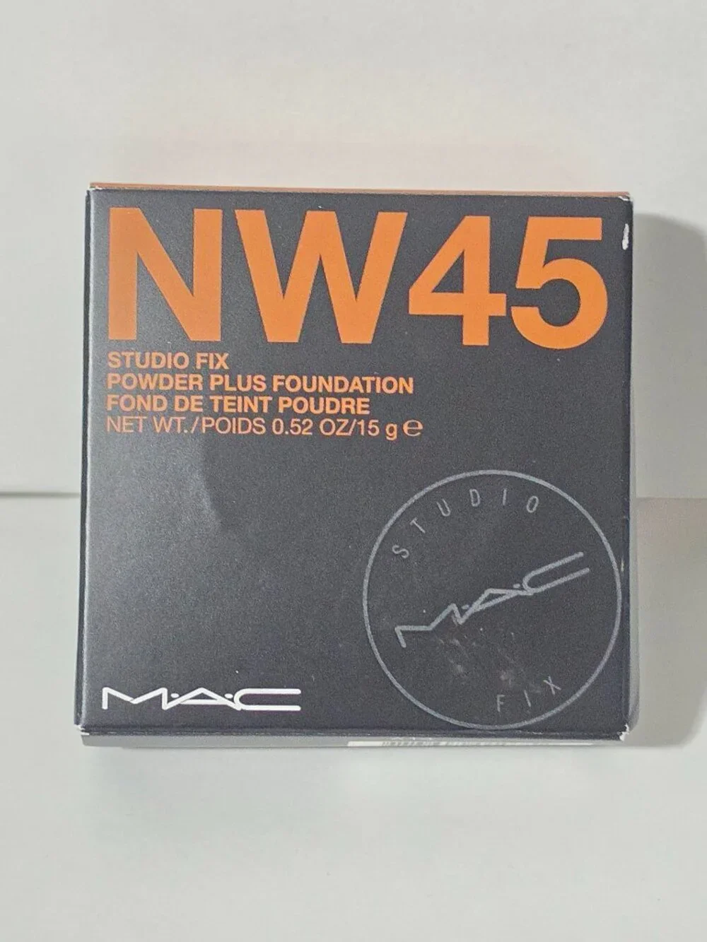 MAC Cosmetics Studio Fix Powder Plus Foundation - NW45 - 0.52 OZ / 15 g - New